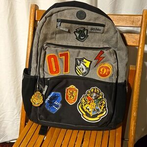 Harry Potter Backpack with Quidditch and Hogwarts Embellishments